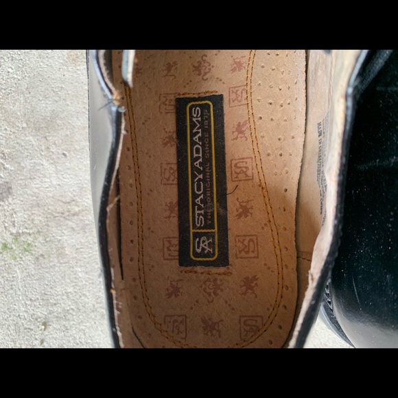 Stacy Adams black dress shoes. Size 8. EUC. - Picture 4 of 5
